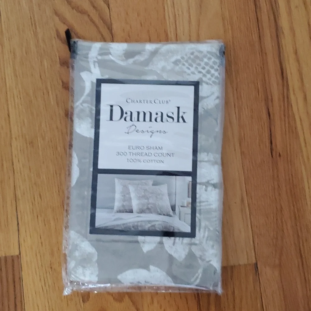 NWT Charter Club Damask Collection Design Sham